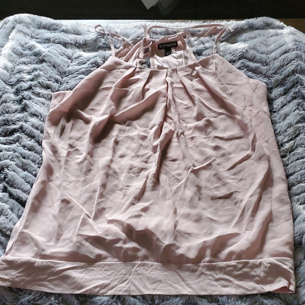 NWOT Express baby pink blouse